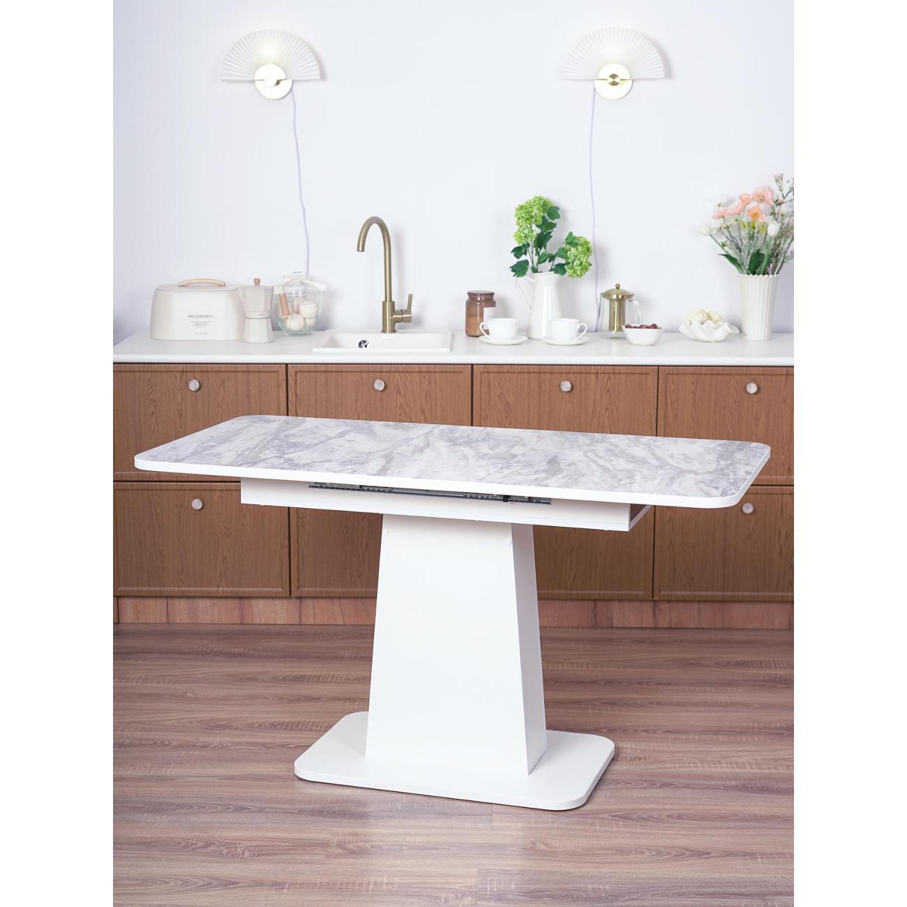 Стол обеденный Frenesie ГРАНТ 1080х680 No3173 ЛДСП белое