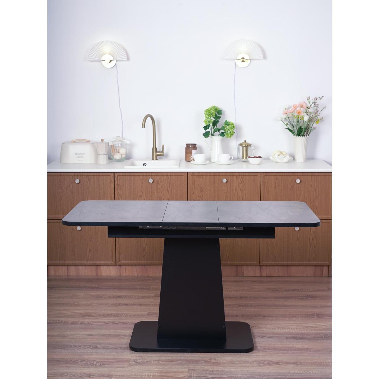 Стол обеденный Frenesie ГРАНТ 1080х680 No3086 ЛДСП черное