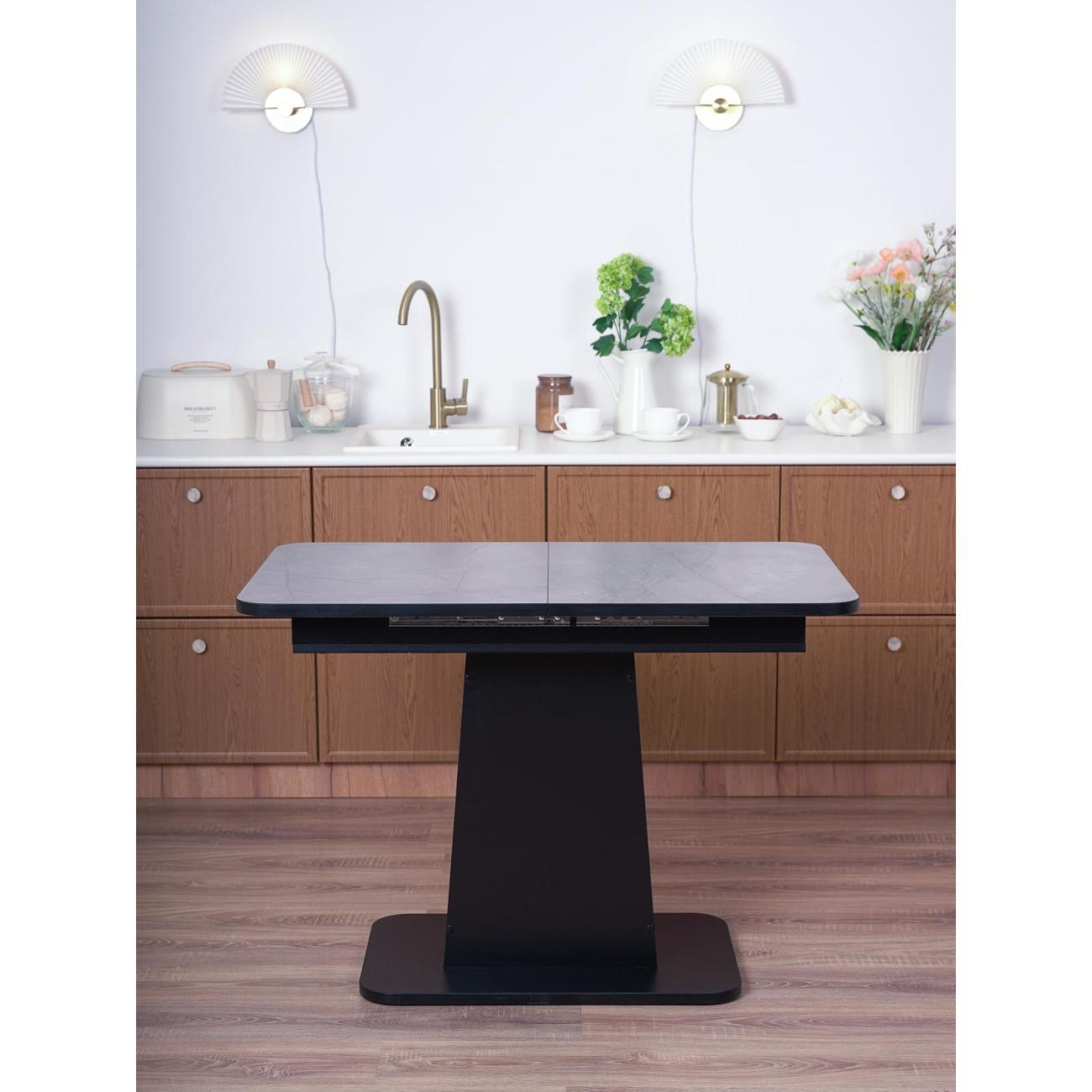 Стол обеденный Frenesie ГРАНТ 1080х680 No3086 ЛДСП черное