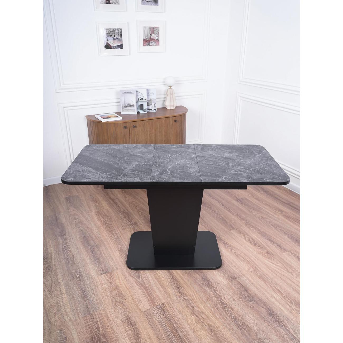 Стол обеденный Frenesie ГРАНТ 1080х680 No3085 ЛДСП черное