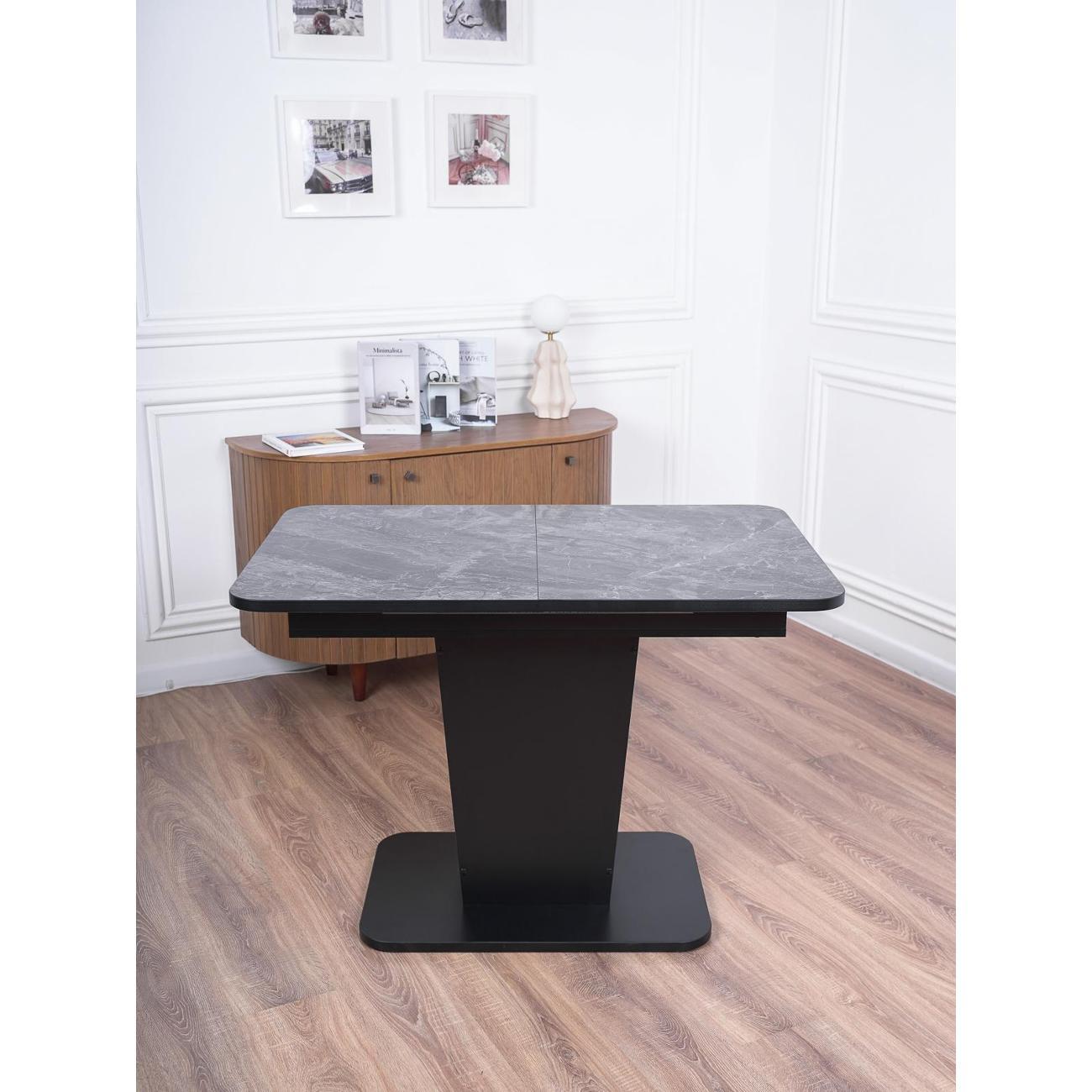 Стол обеденный Frenesie ГРАНТ 1080х680 No3085 ЛДСП черное