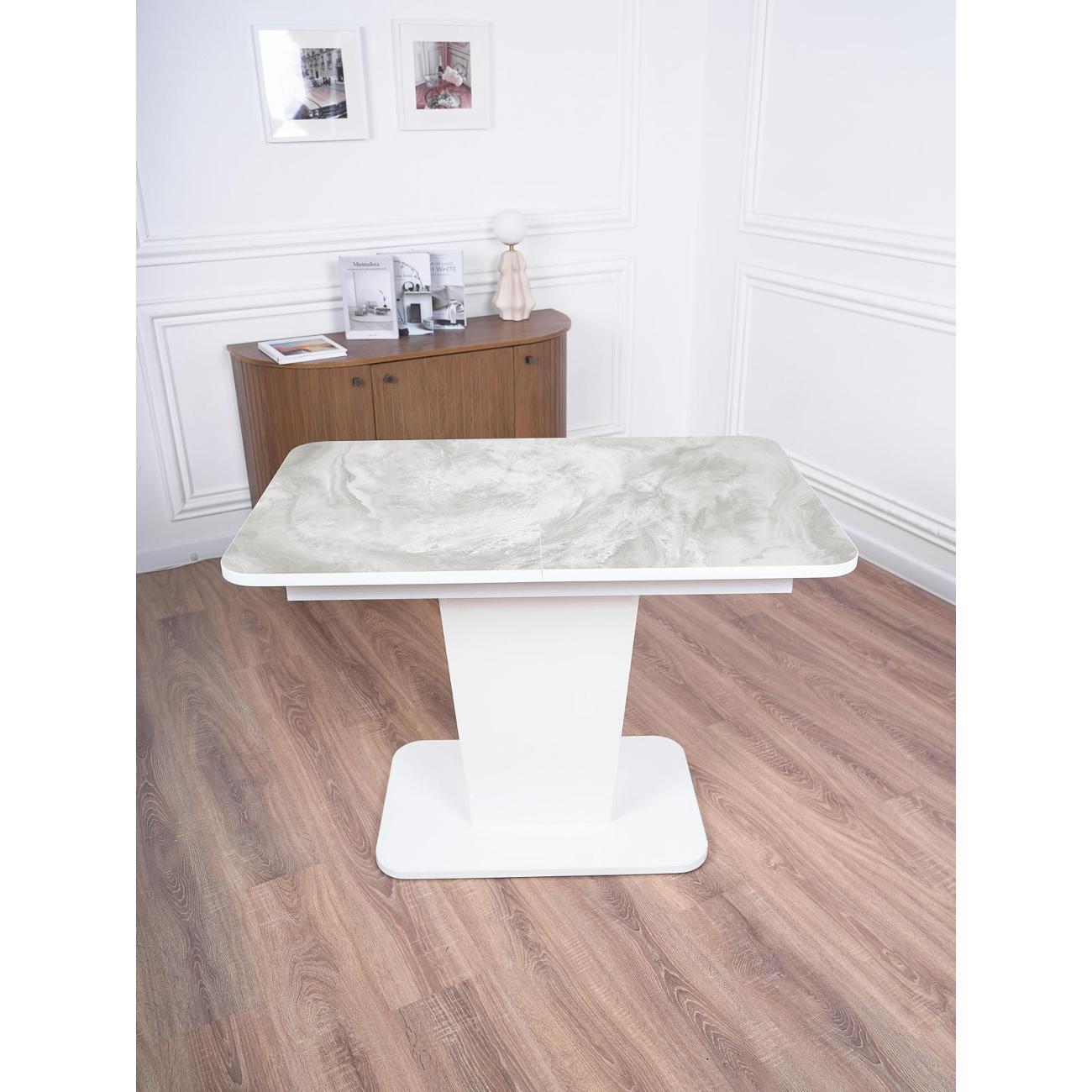 Стол обеденный Frenesie ГРАНТ 1080х680 No3166 ЛДСП белое