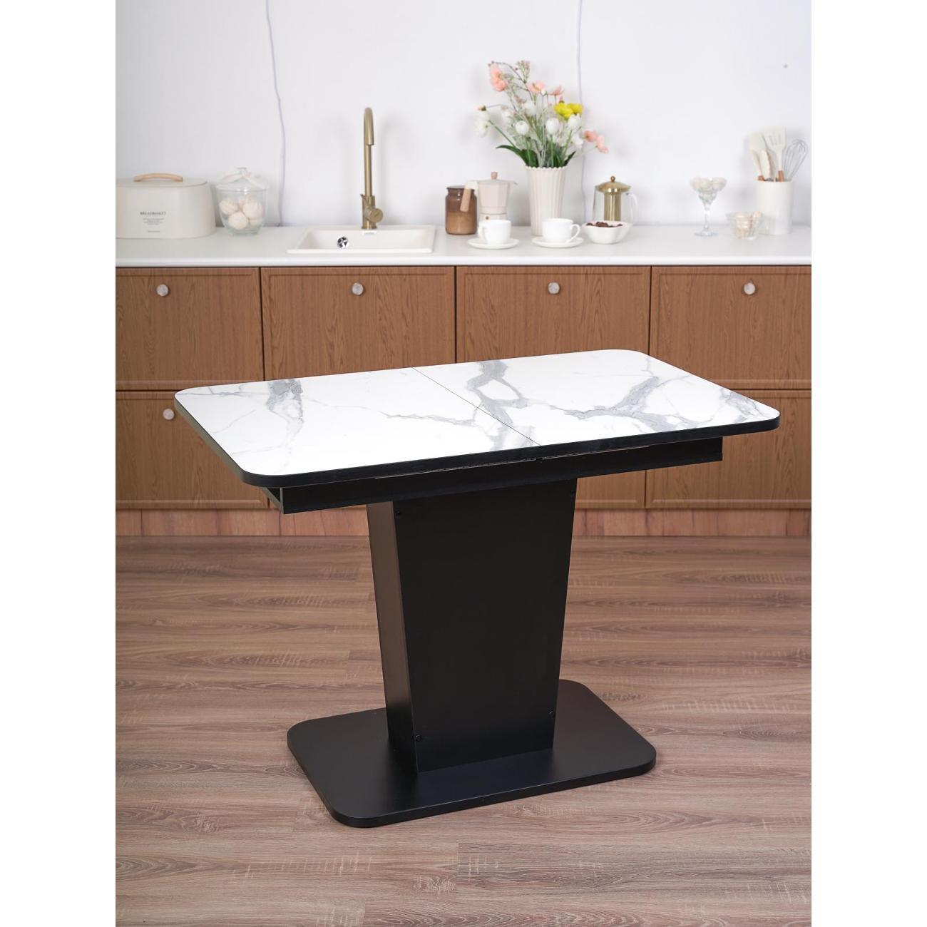 Стол обеденный Frenesie ГРАНТ 1080х680 No3027 ЛДСП черное