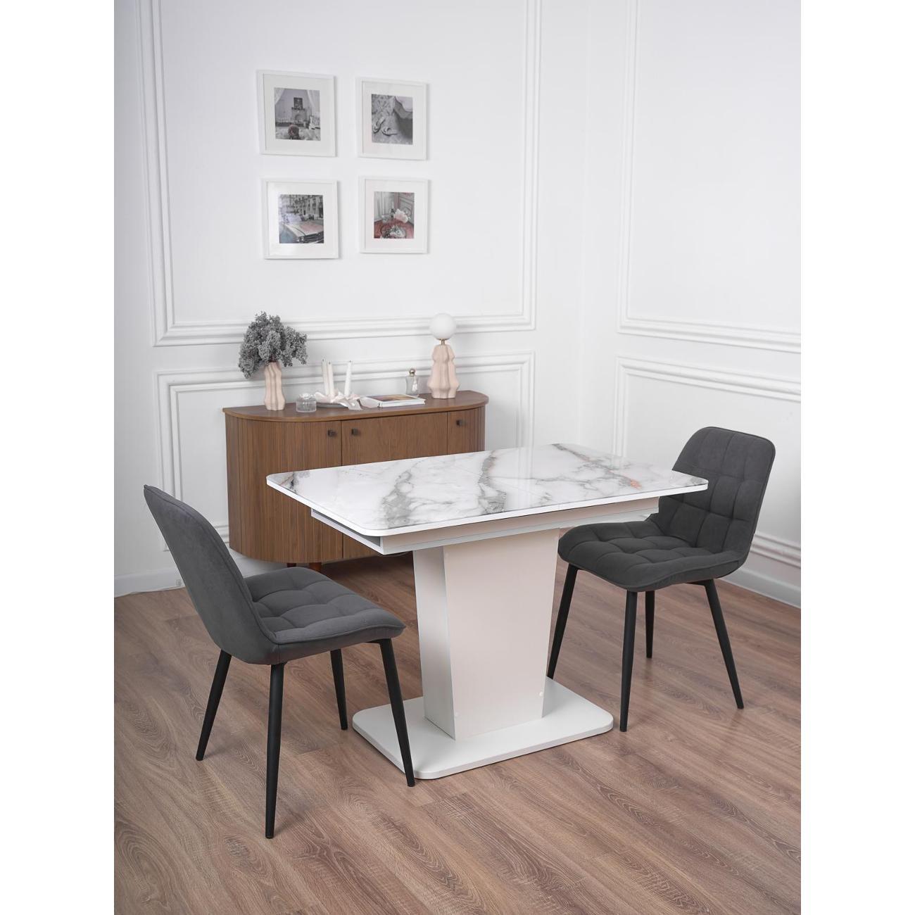 Стол обеденный Frenesie ГРАНТ 1100х700 Стекло ТМ89