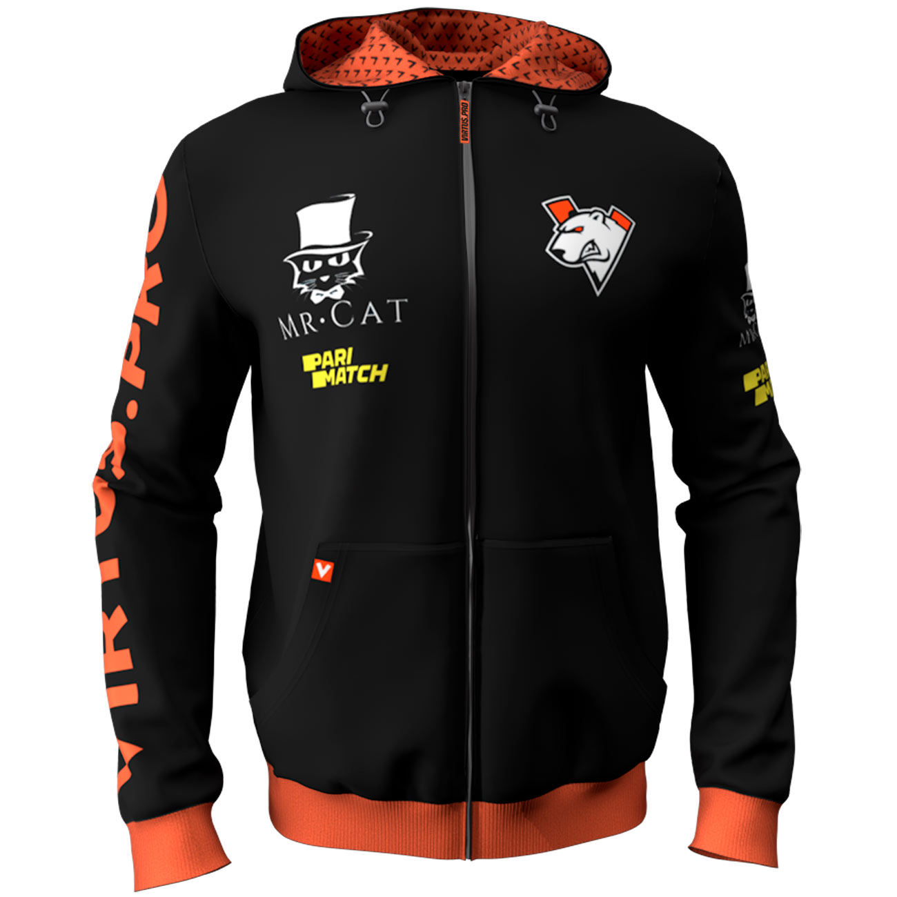 Худи мужское на молнии Virtus.pro M FVPZPHOSP19BK000M