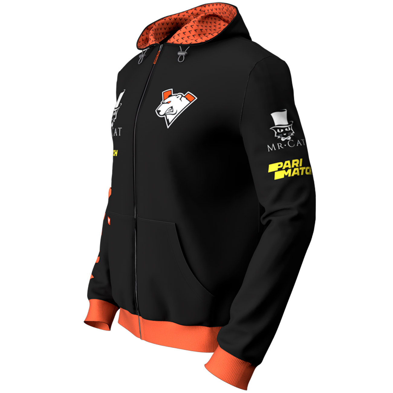 Худи мужское на молнии Virtus.pro M FVPZPHOSP19BK000M