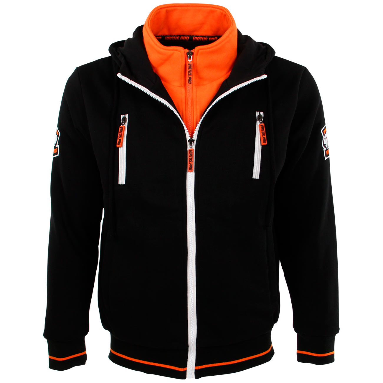 Худи мужское утепленное на молнии Virtus.pro M FVPPRHOOD17BK000M