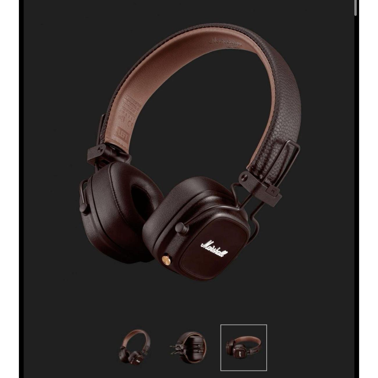 Наушники беспроводные Marshall Major V коричневые
