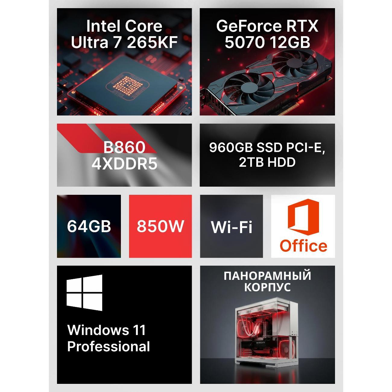 Системный блок Robotcomp Зевс V3 Plus Aqua белый