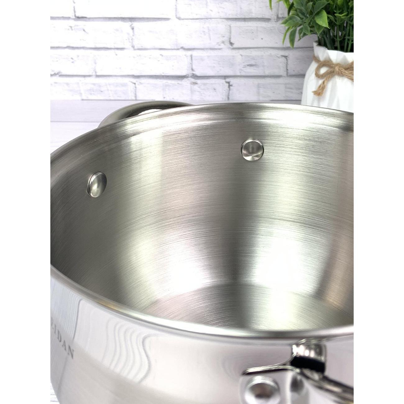 Кастрюля Zeidan 5 л из нержавеющей стали с крышкой Z-50240