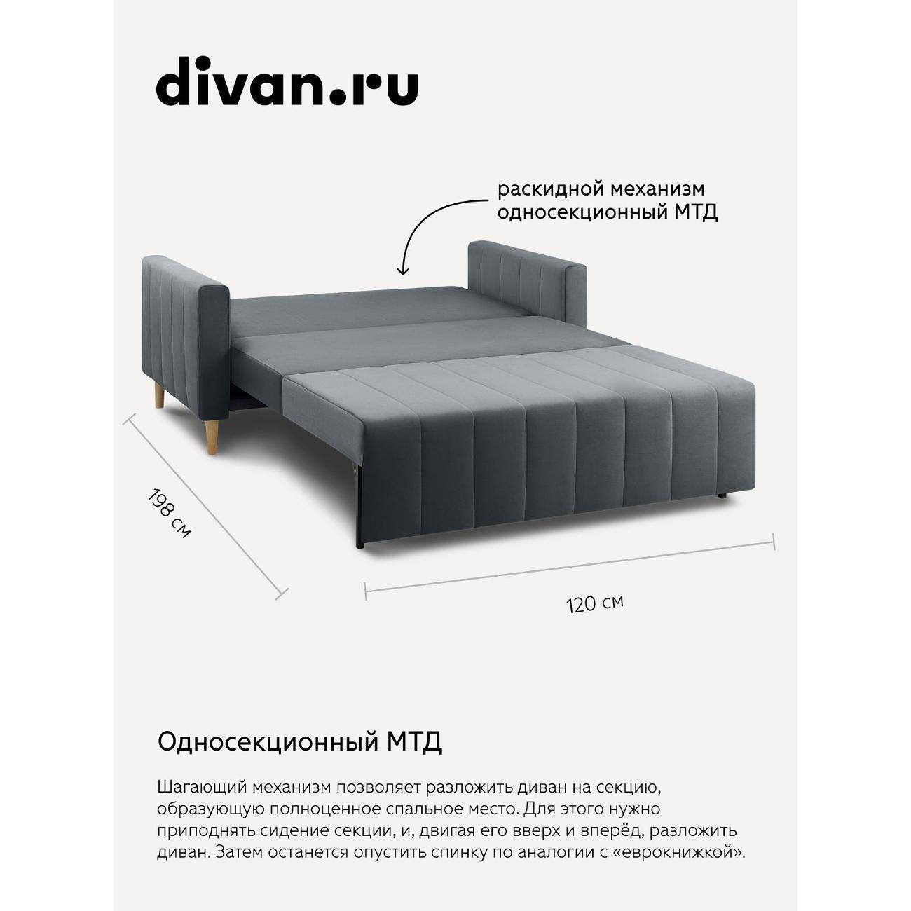 Диван divan.ru Danel Grafit