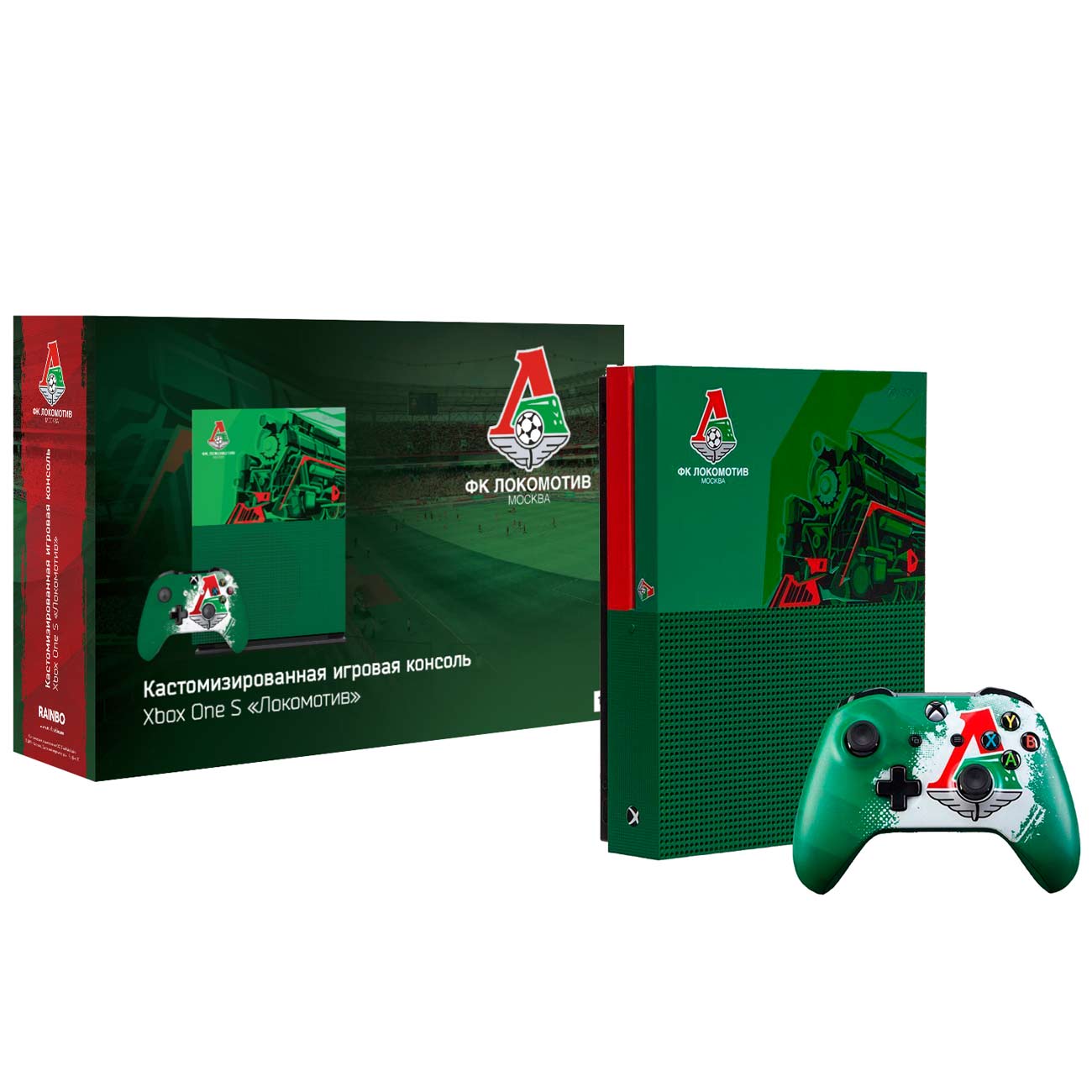 Игровая консоль Xbox One Xbox One Rainbo S 1TB "Локомотив"