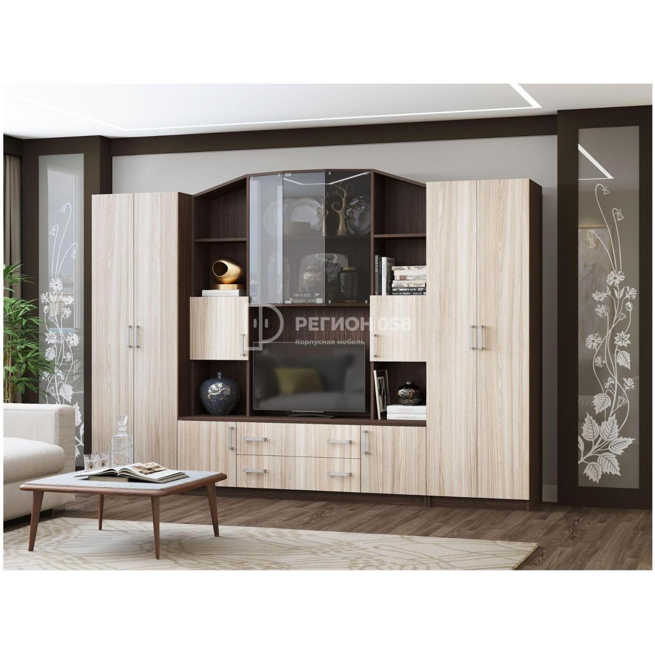 Комплект мебели для гостинной Регион 58 Гостиная-стенка