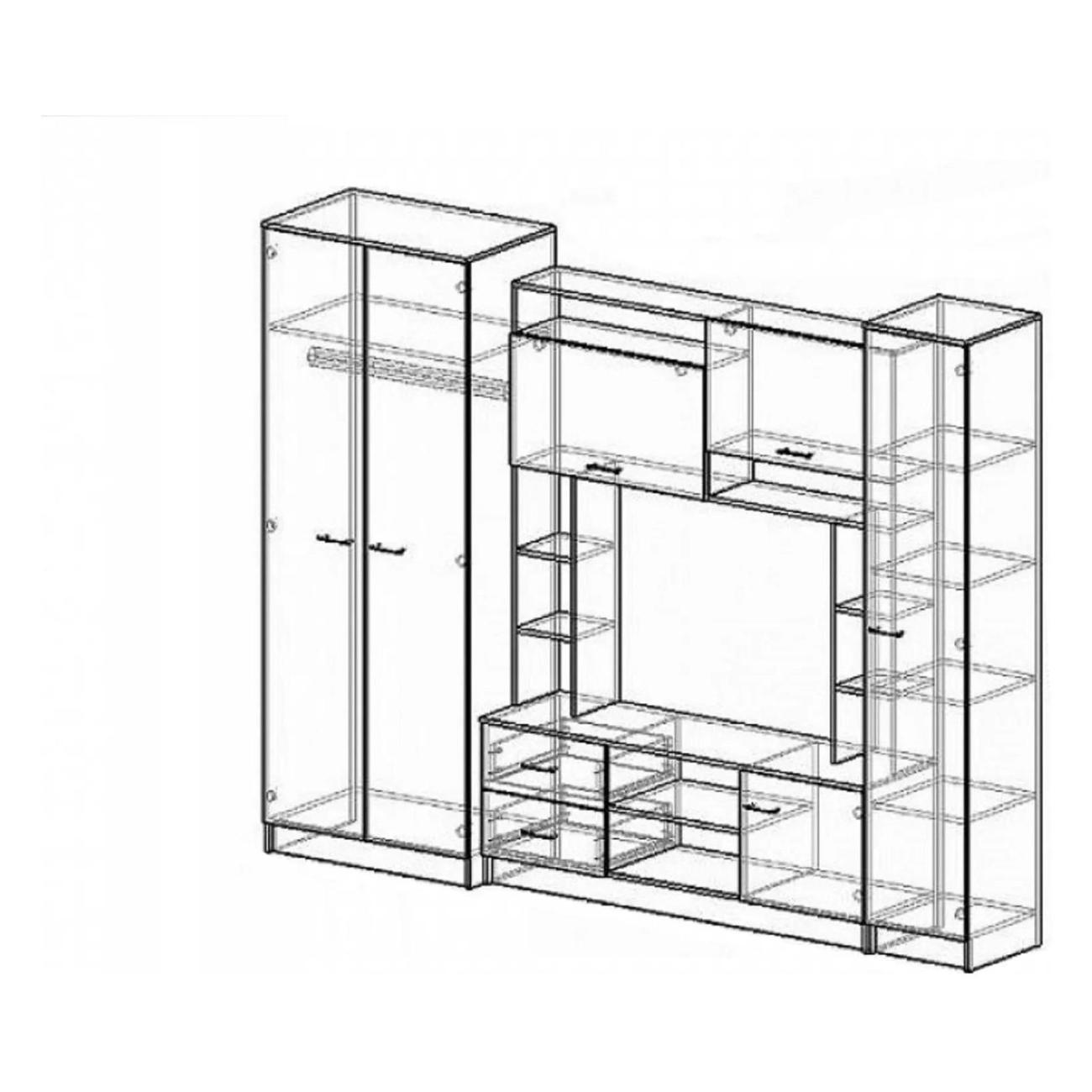Комплект мебели для гостинной Эра Гостиная-комплект