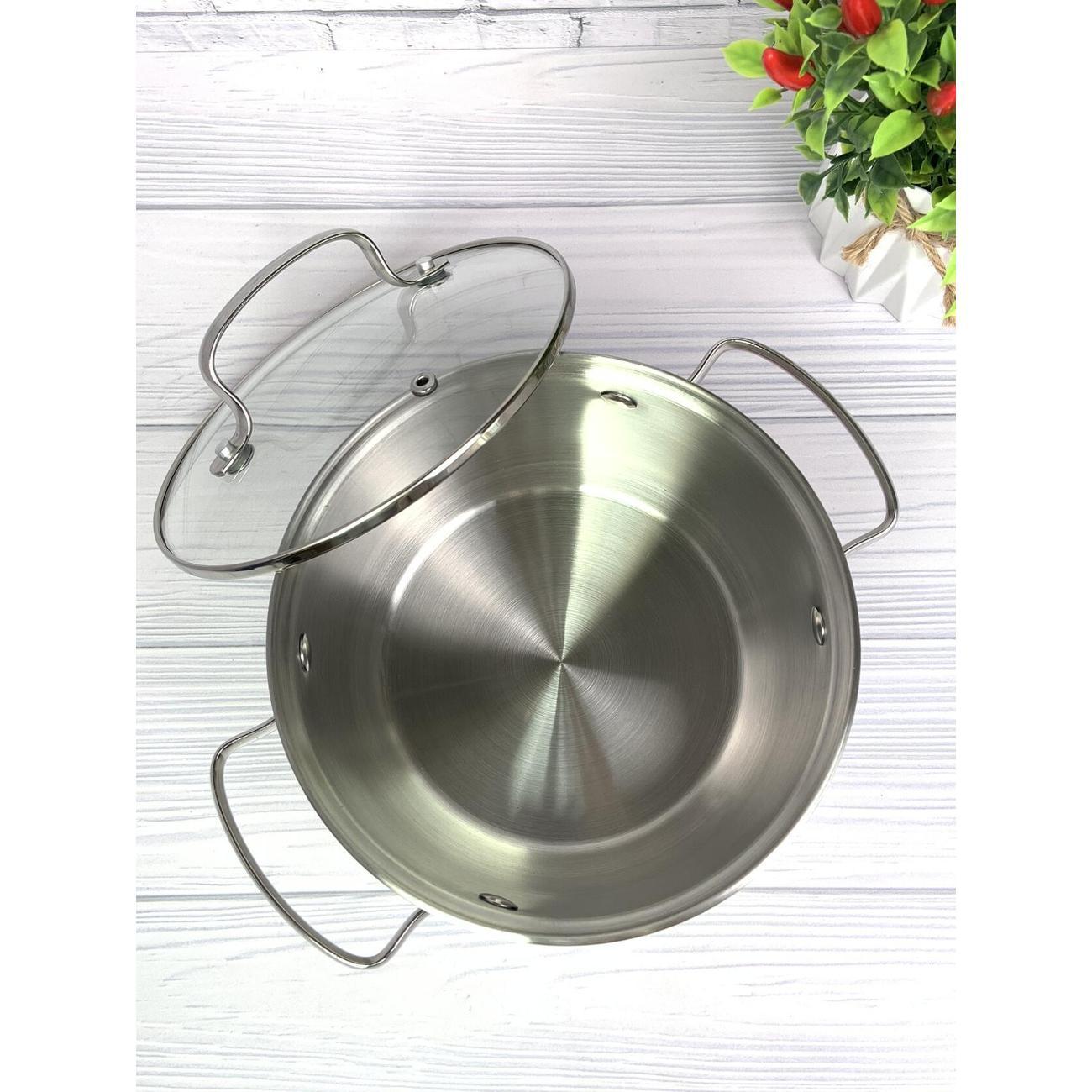 Кастрюля Zeidan 2 л из нержавеющей стали с крышкой Z-50242