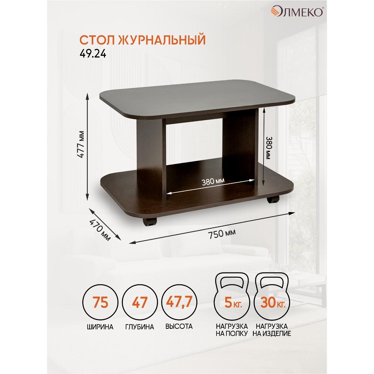 Стол журнальный Олмеко Стол журнальный