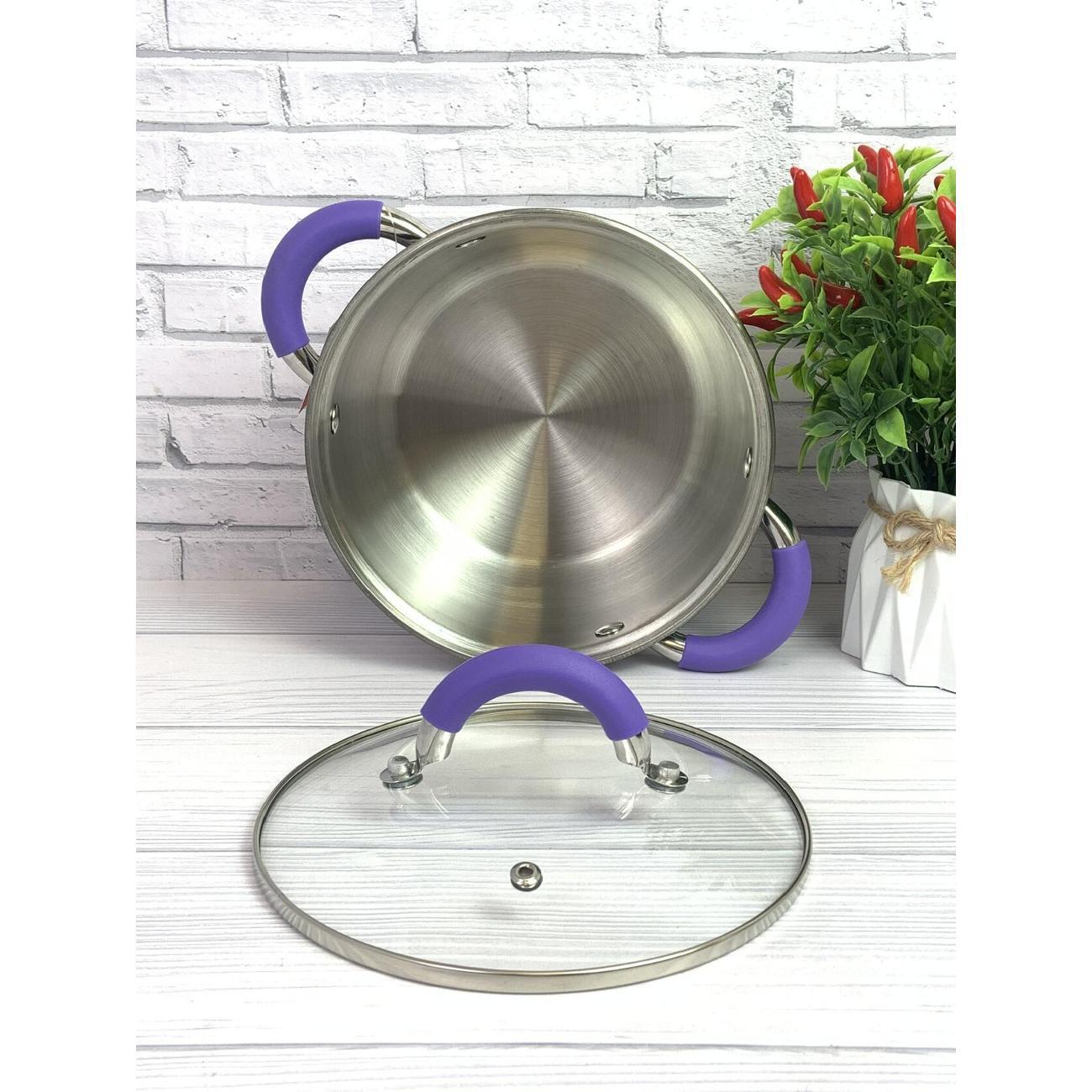 Кастрюля Zeidan 4 л с крышкой и ненагревающимися ручками Z-50252