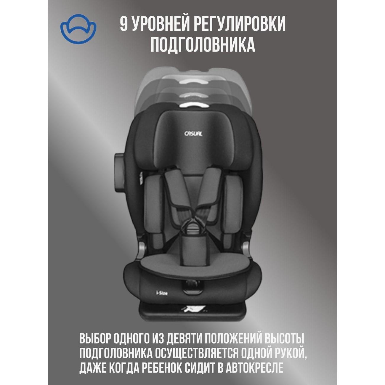 Автокресло Casual Goldfix ECO бордовое