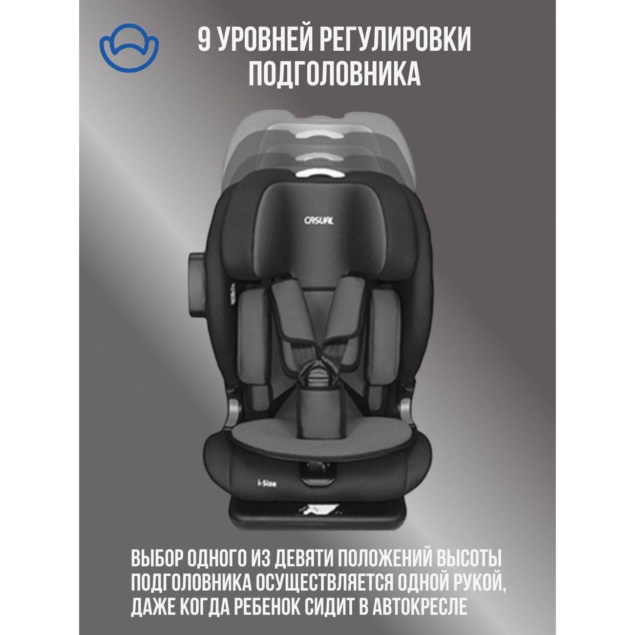 Автокресло Casual GoldFix Plus 1 черное
