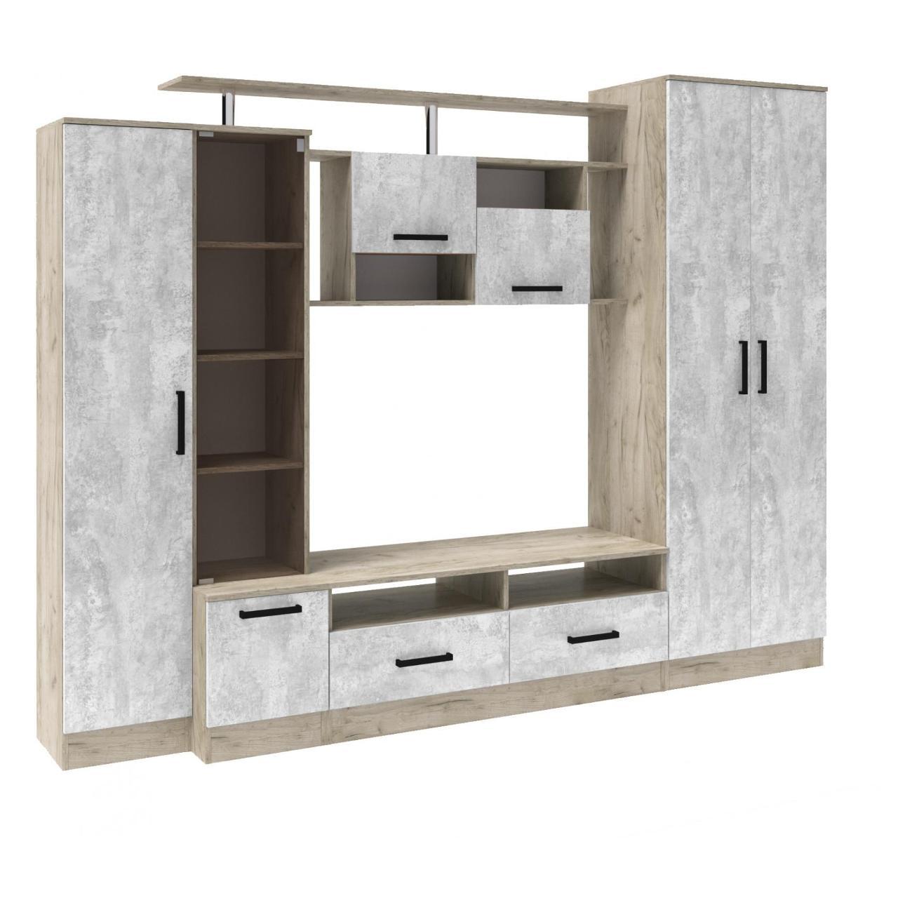 Комплект мебели для гостинной ТЭКС мебель Готовая стенка для гостиной