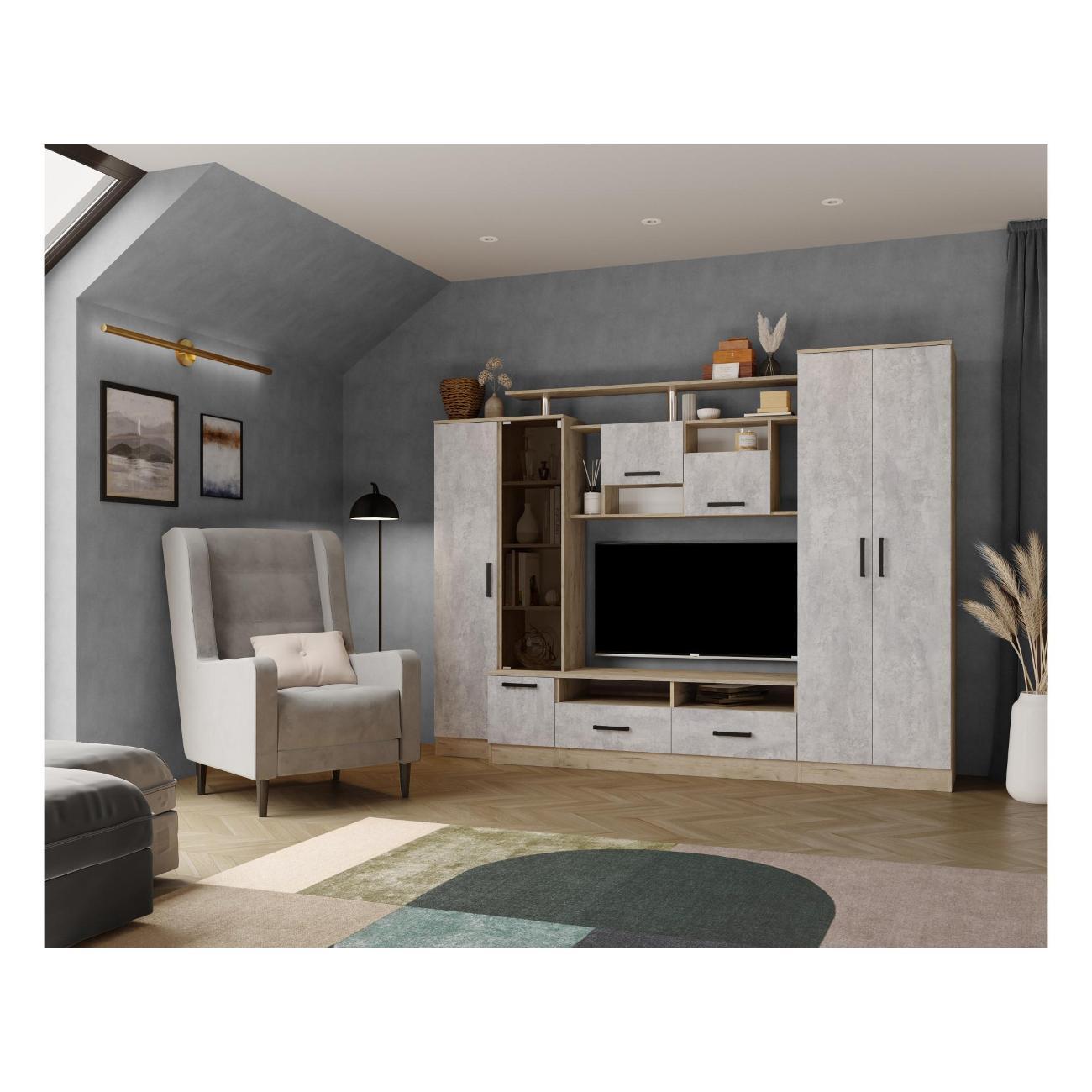 Комплект мебели для гостинной ТЭКС мебель Готовая стенка для гостиной