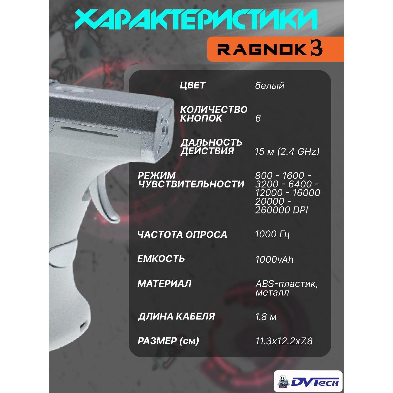 Компьютерная мышь беспроводная RAGNOK 3