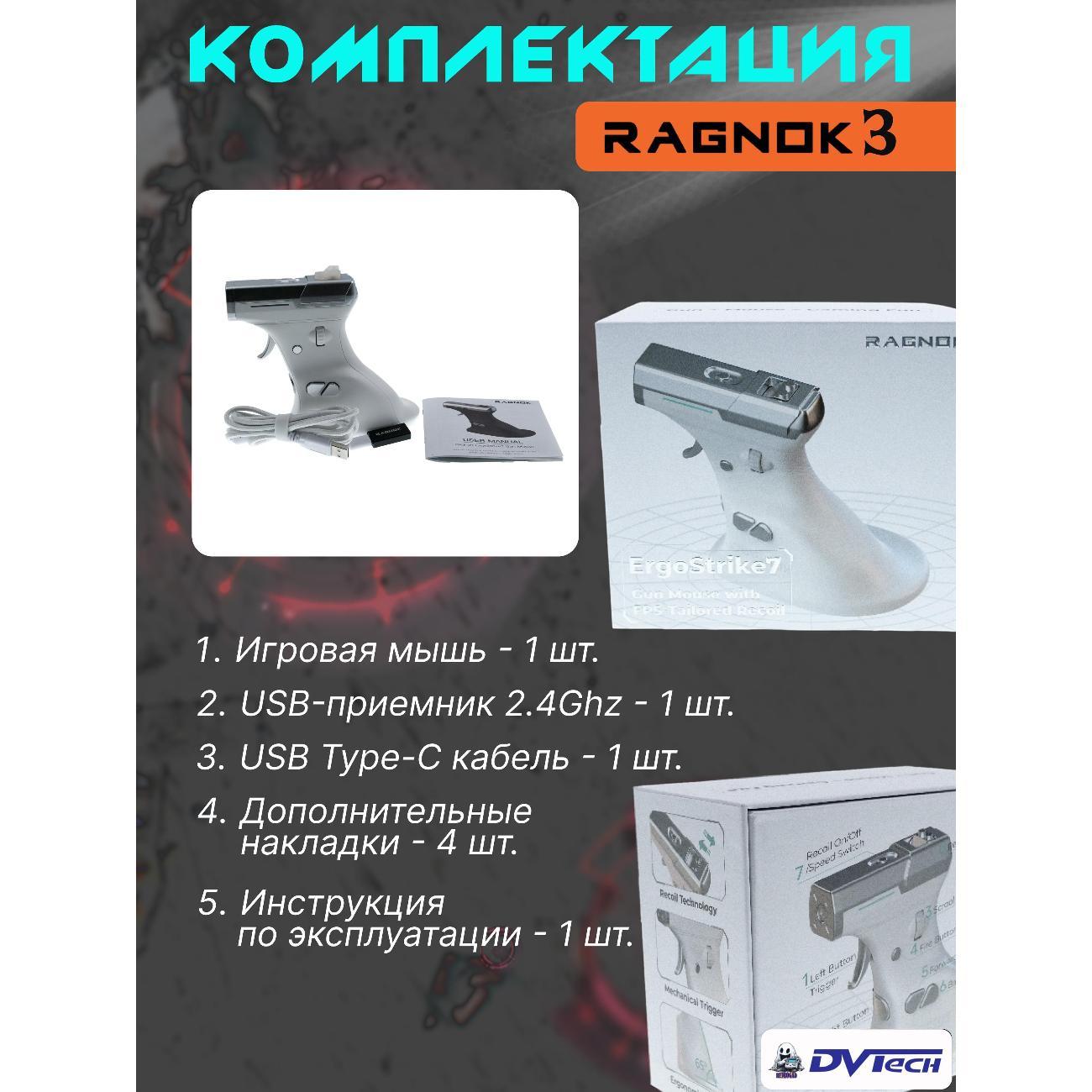 Компьютерная мышь беспроводная RAGNOK 3