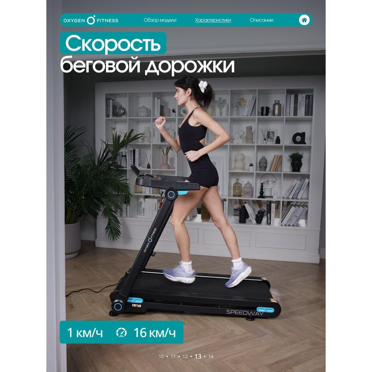 Беговая дорожка Oxygen Fitness SPEEDWAY