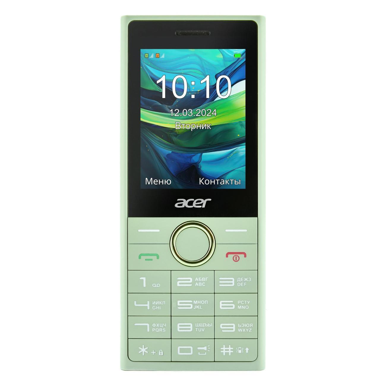 Мобильный телефон Acer Twist TW24 зеленый