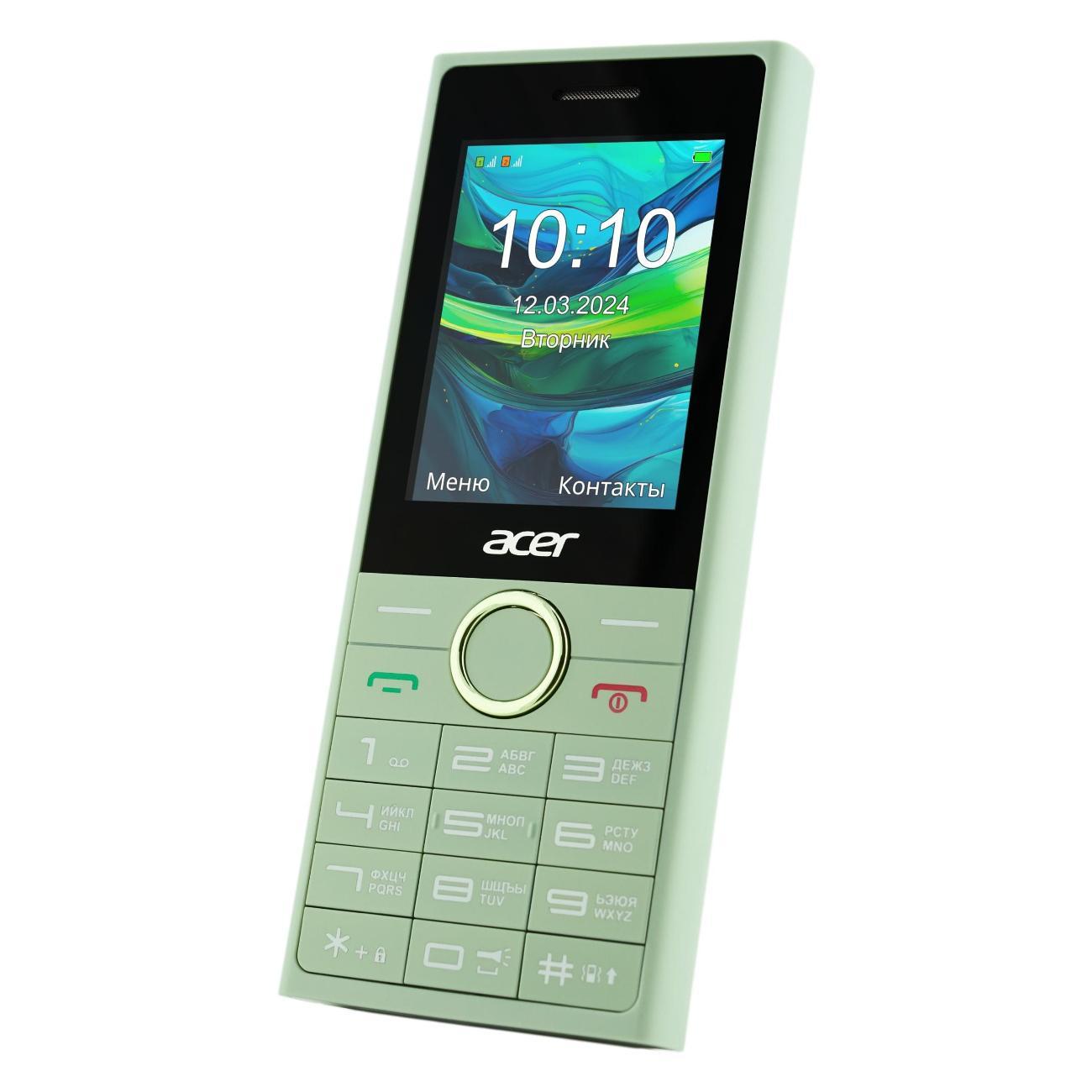 Мобильный телефон Acer Twist TW24 зеленый