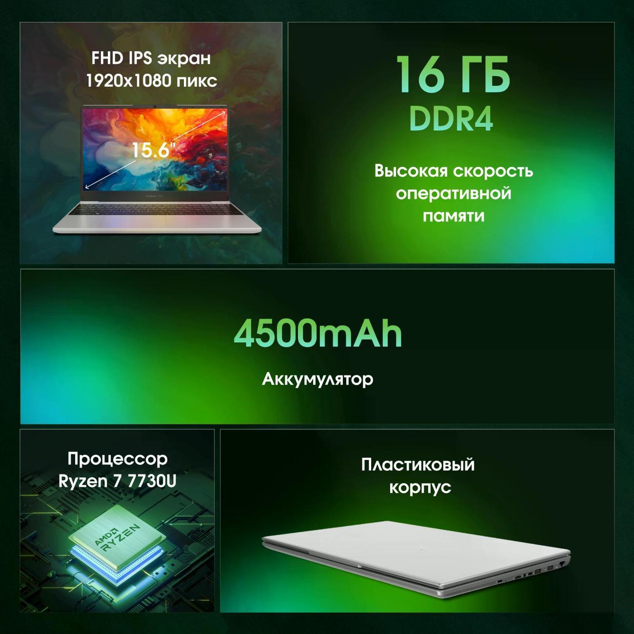 Ноутбук Digma Pro Breve 7730U (DN15R7-ADXW05)