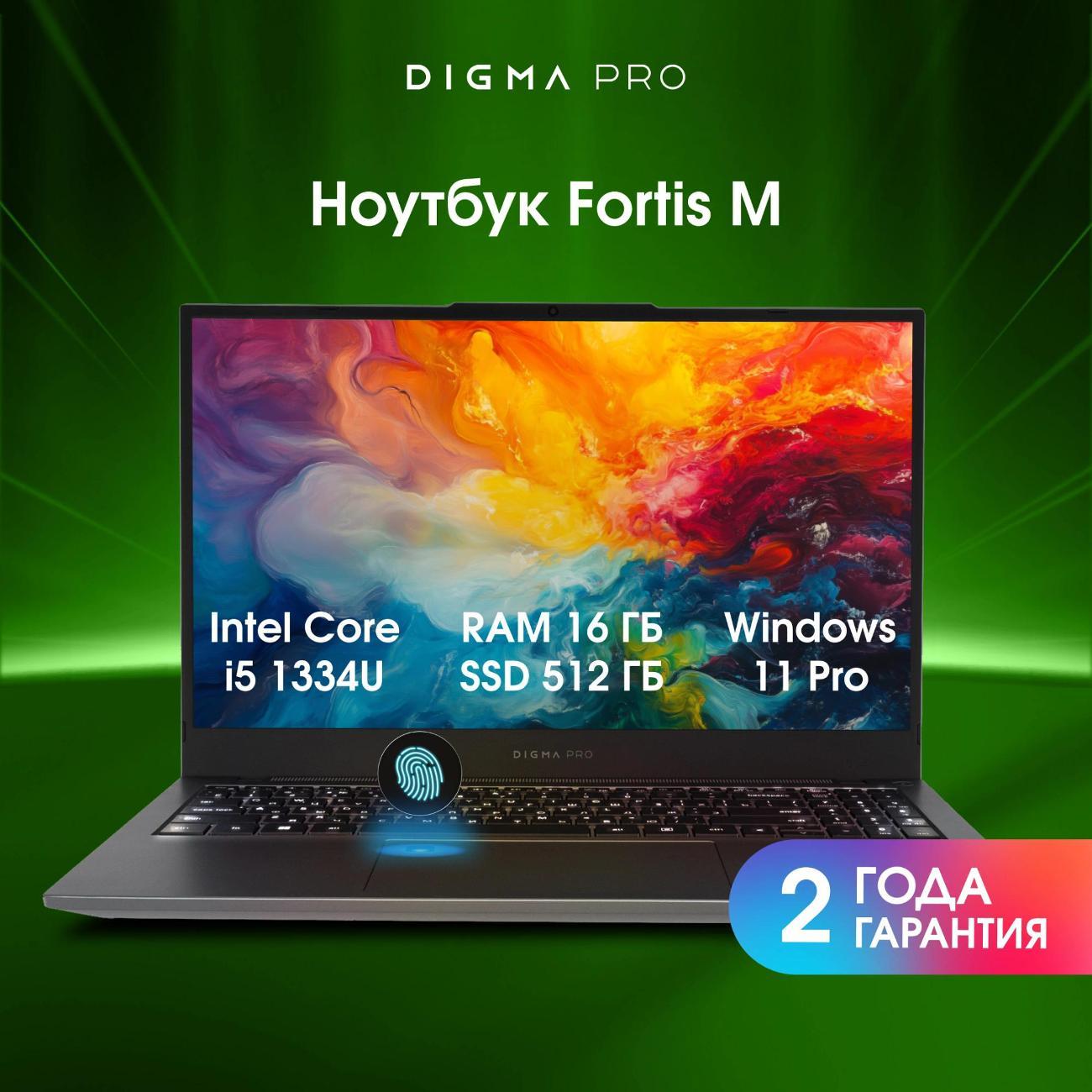 Ноутбук Digma Pro Fortis M (DN15P5-ADXW06)