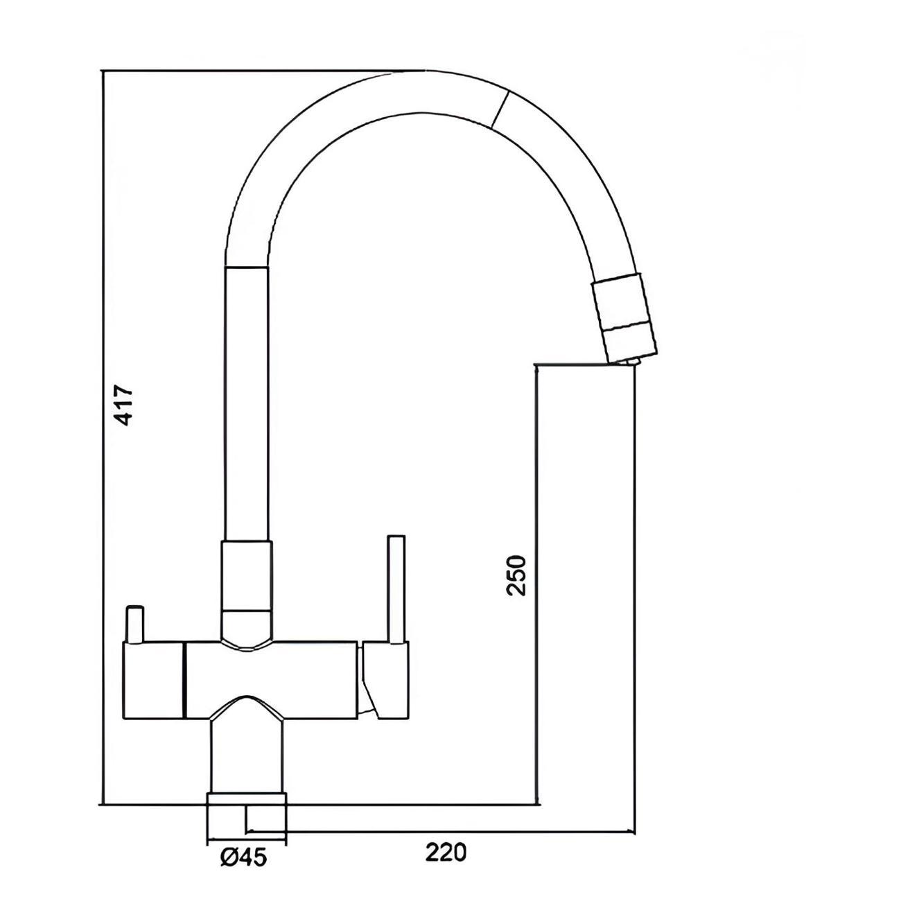Смеситель Gappo Gappo G4398-36