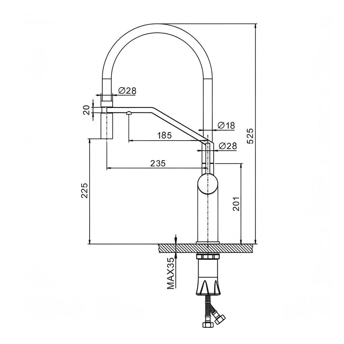 Смеситель Gappo Gappo G4399-85