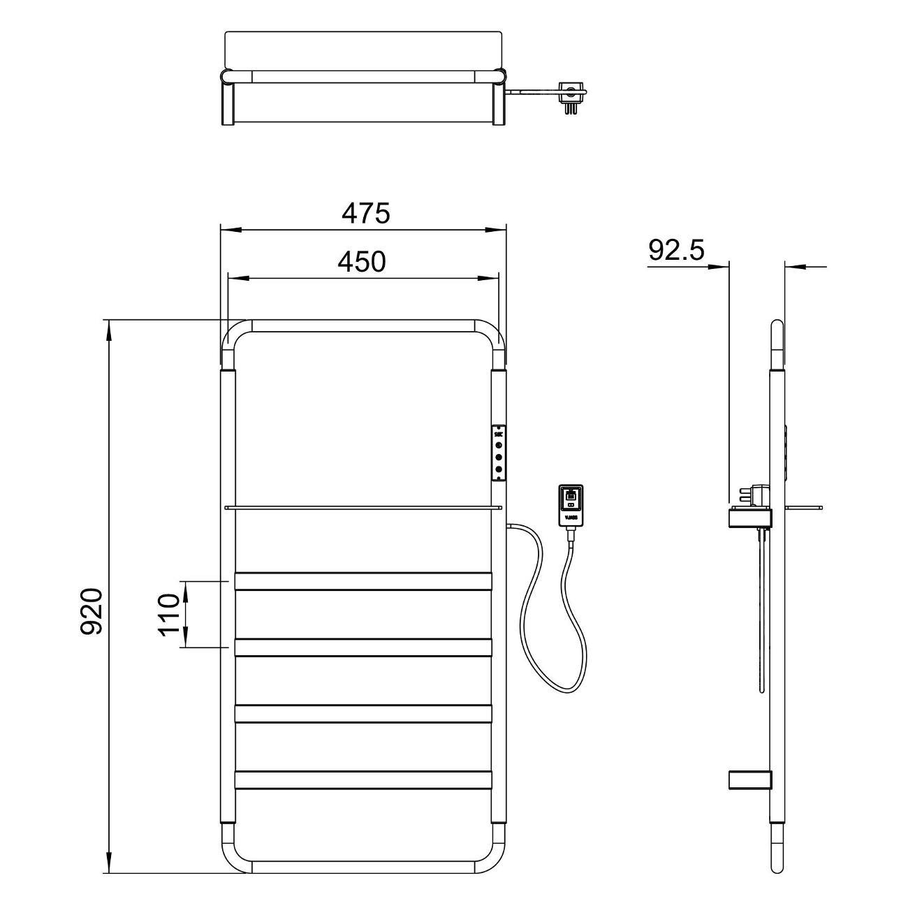 Полотенцесушитель WONZON & WOGHAND WW-A203