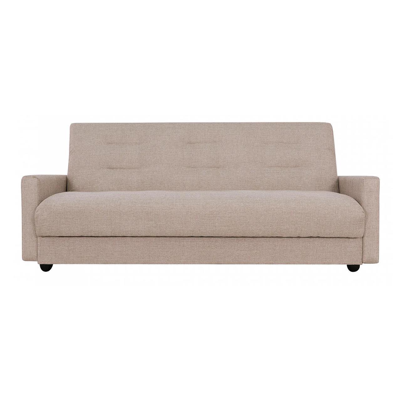 Диван МЕБЛАЙНС Милан прямой раскладной бежевый, 140