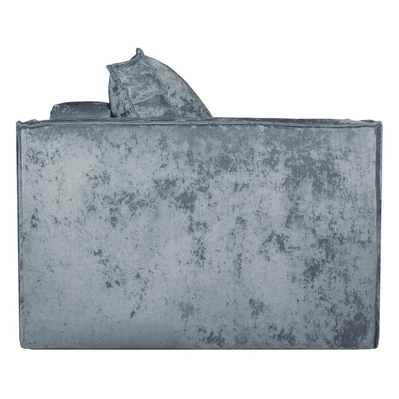 Диван МЕБЛАЙНС Лофт Люкс прямой раскладной, плюш серый, 140