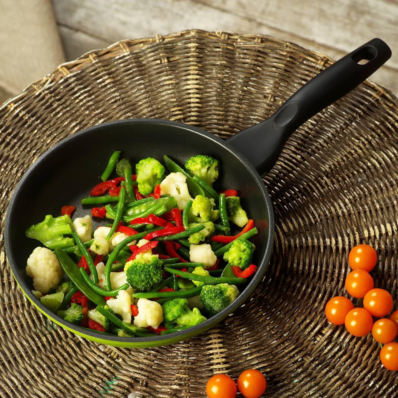 Сковорода FISSMAN CITRUS 26 см зеленая (14223)