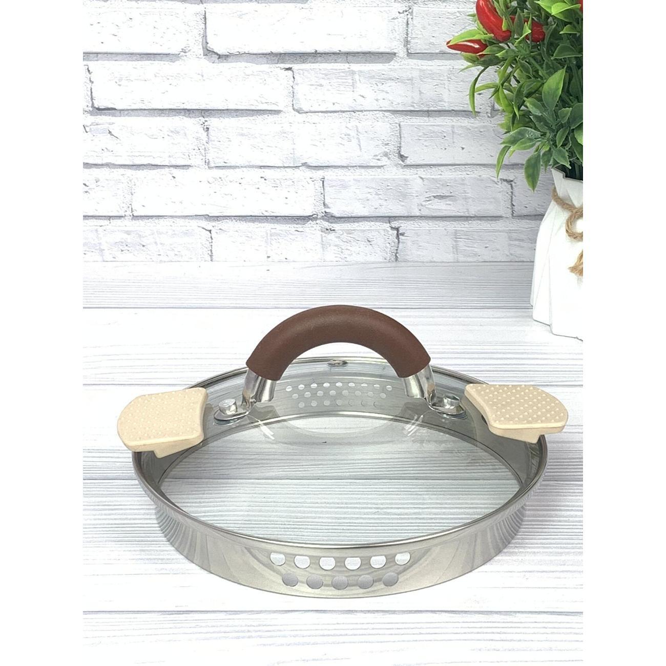 Кастрюля Zeidan 2,9 л со сливом и ненагревающимися ручками