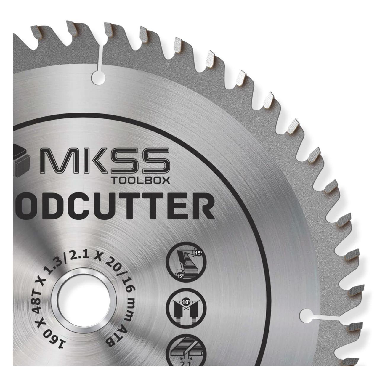 Диск пильный MKSS 160х48Тх20/16 мм Woodcutter MKSS