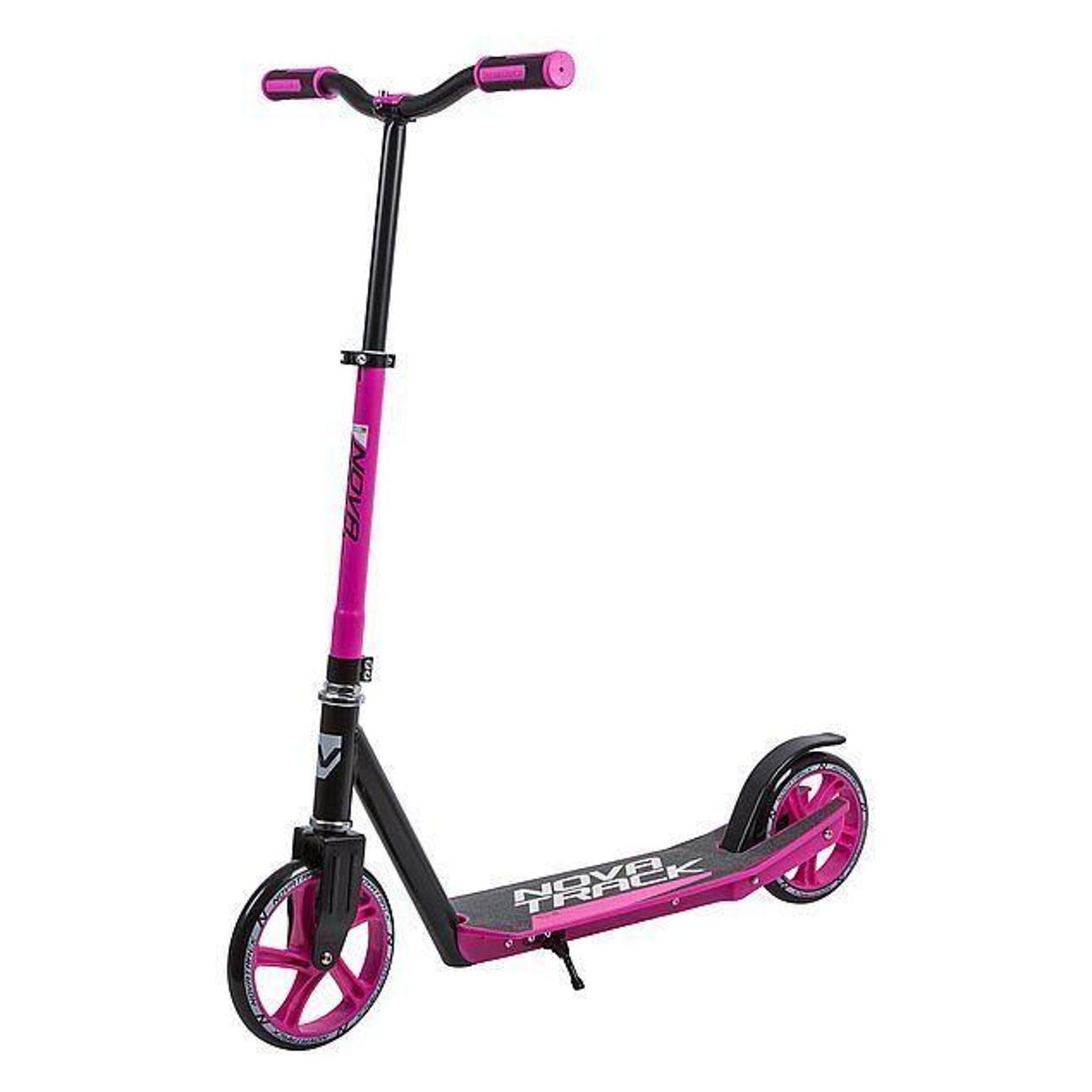Самокат Novatrack Polis 200 PlasticNF розовый