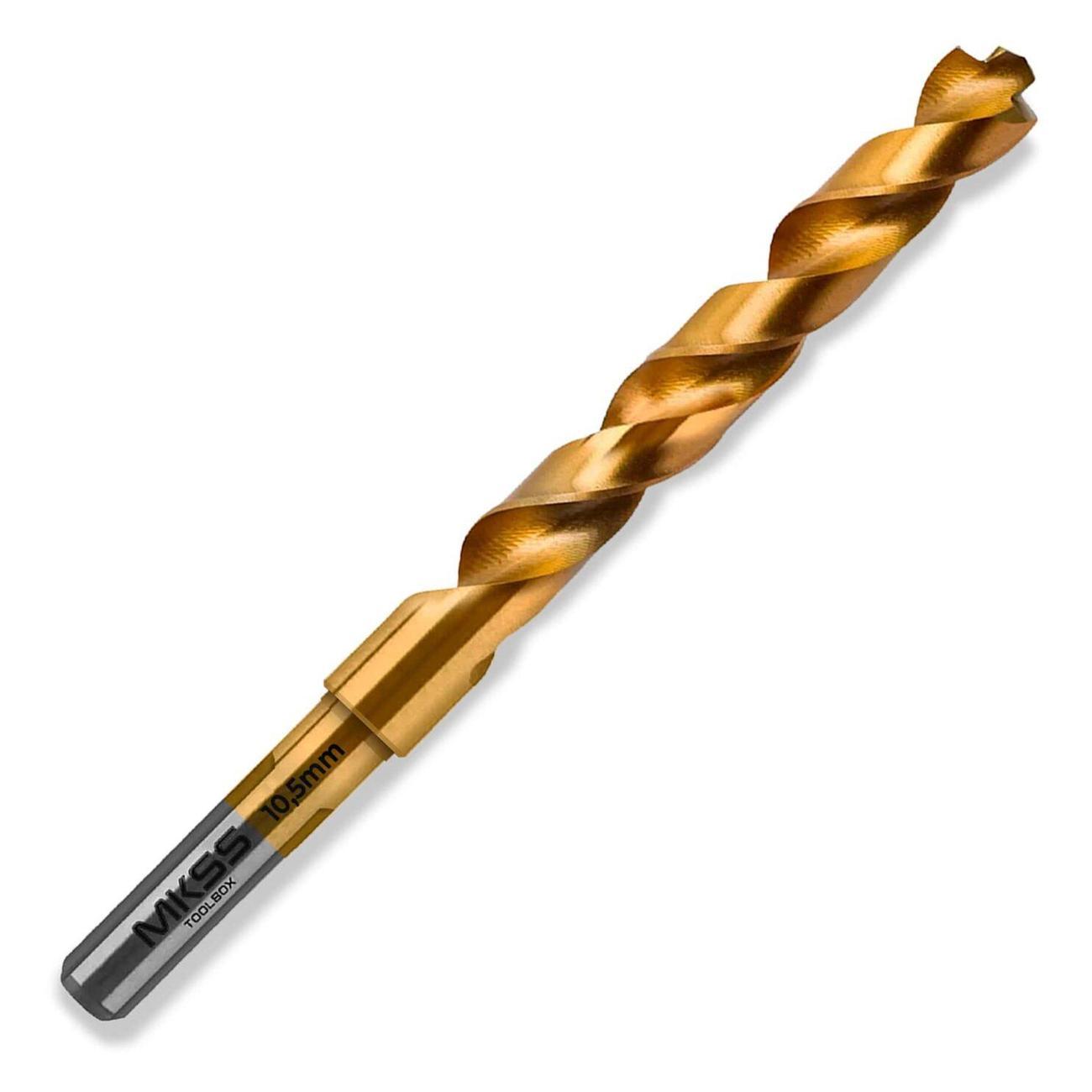 Сверло MKSS Tornado HSS-Co 5% TIN 10,5 мм MKSS