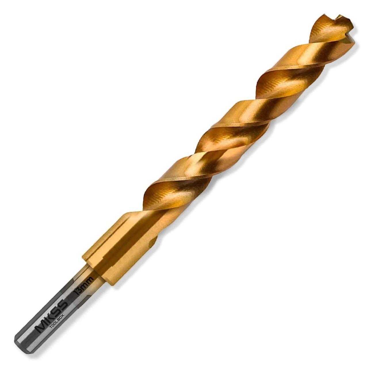 Сверло MKSS Tornado HSS-Co 5% TIN 13 мм MKSS