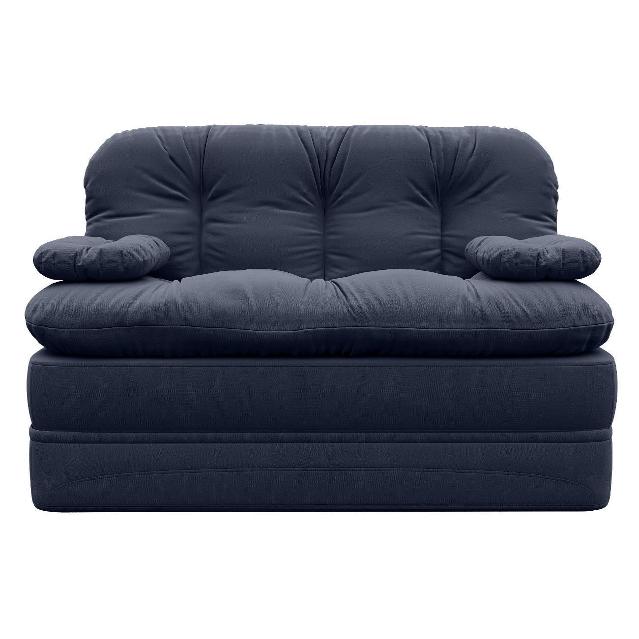 Диван бескаркасный Div-one Клиффорд Мини синий, диван прямой