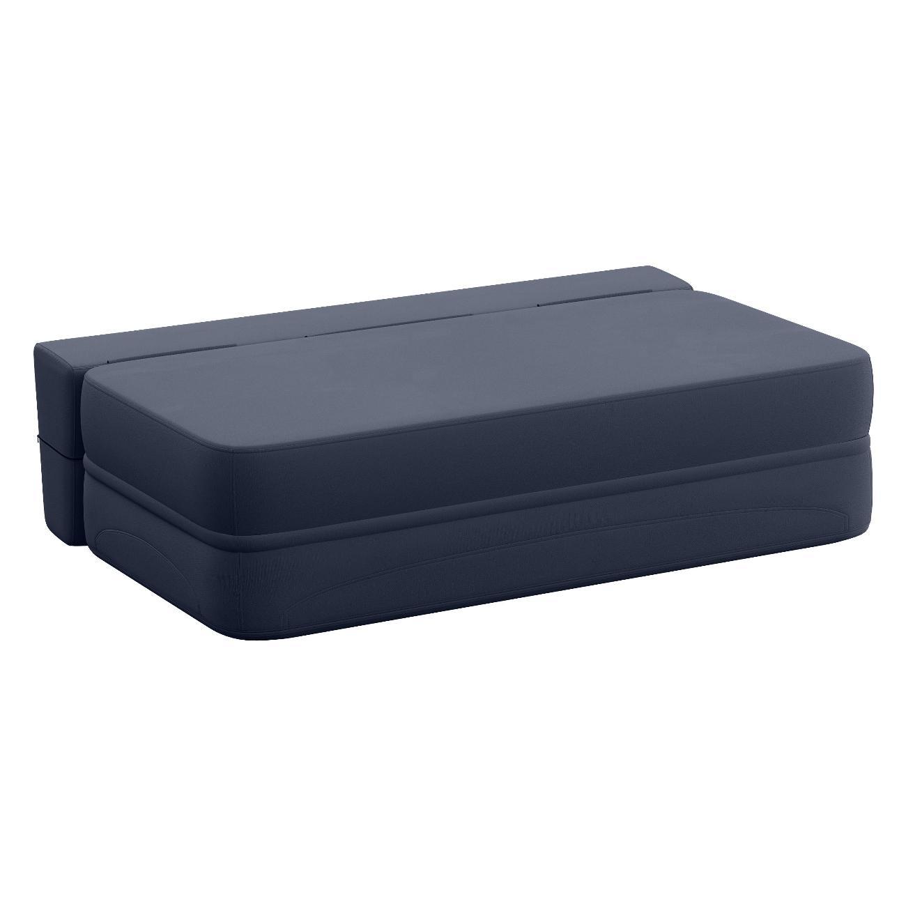 Диван бескаркасный Div-one Клиффорд Мини синий, диван прямой