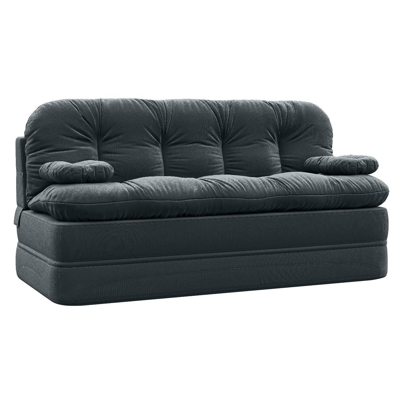 Диван бескаркасный Div-one Клиффорд Макси темно-серый, диван прямой фото