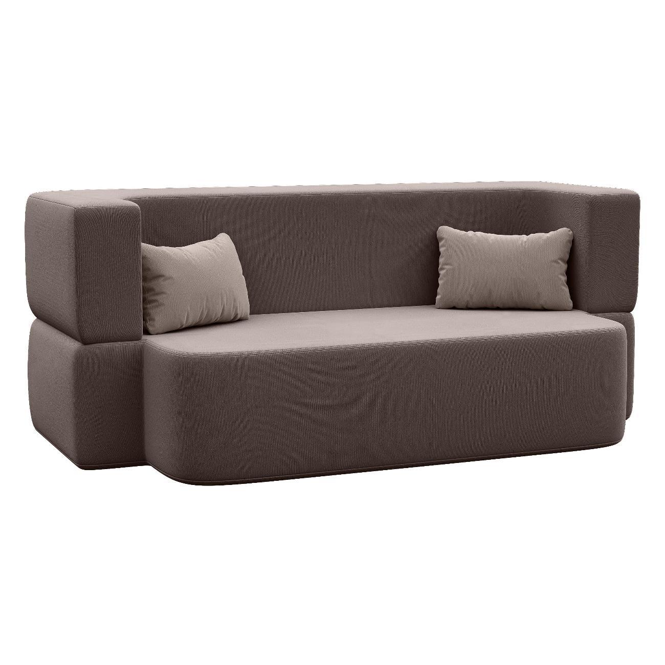 Диван бескаркасный Div-one Дадли Лайт бежевый, диван прямой фото