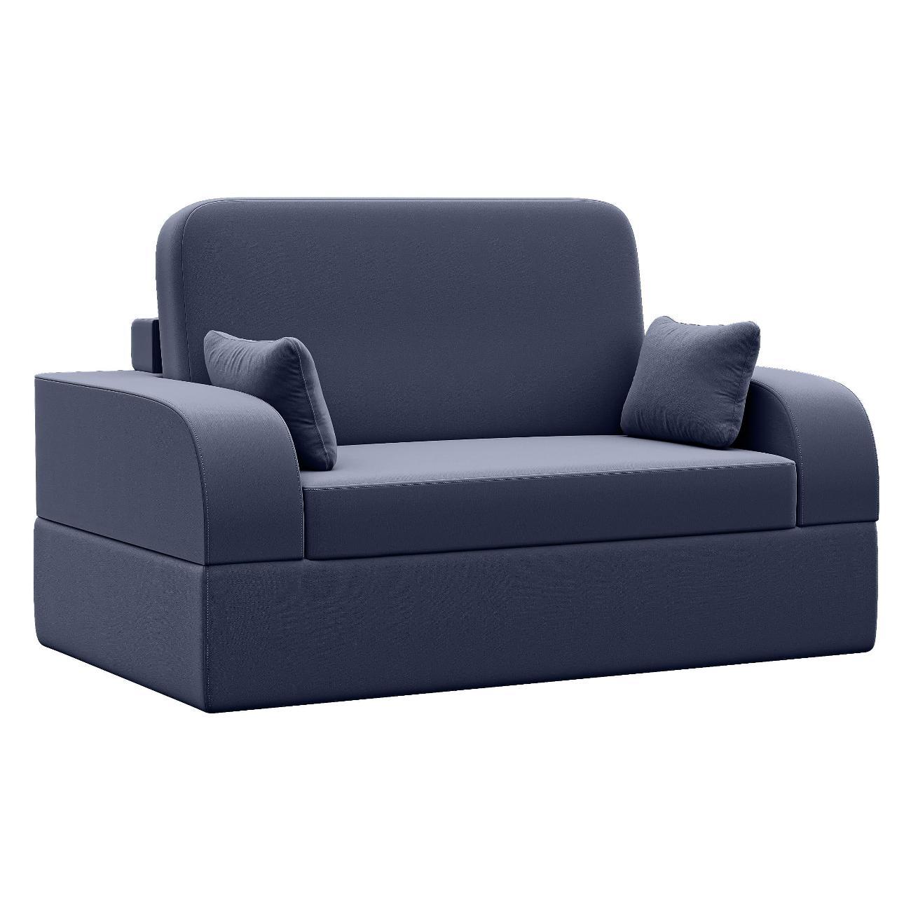 Диван бескаркасный Div-one Мико синий, диван прямой фото