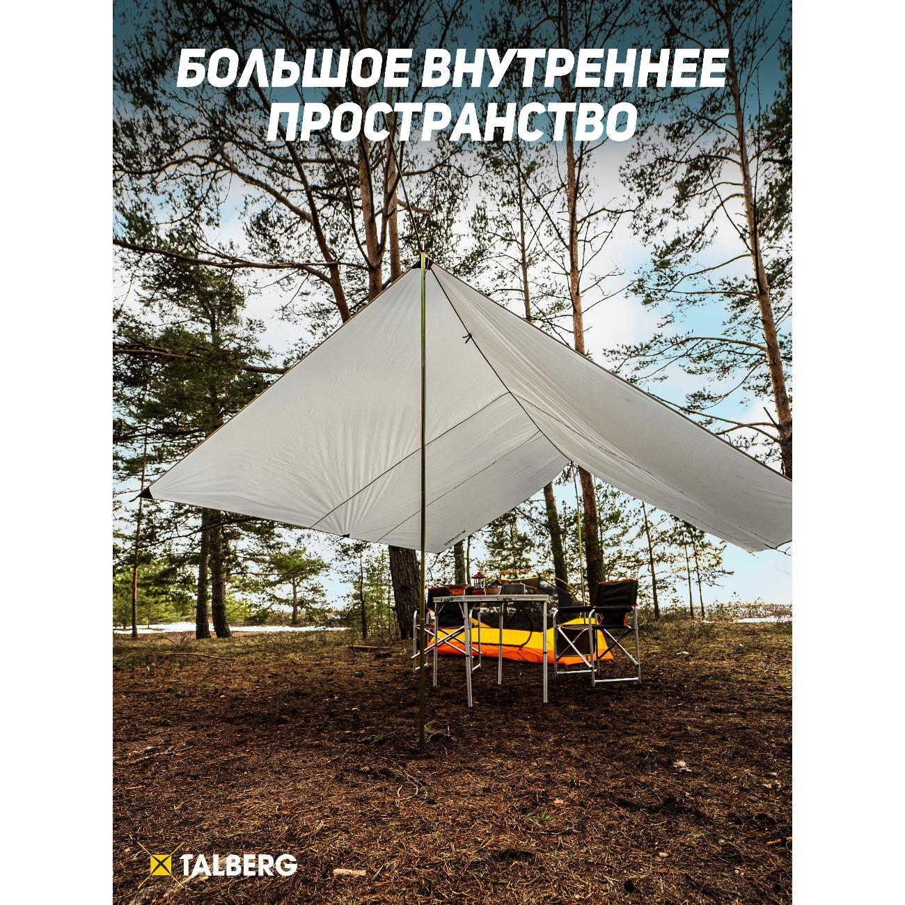 Тент для путешествий Talberg TENT 3Х5м SAHARA серый