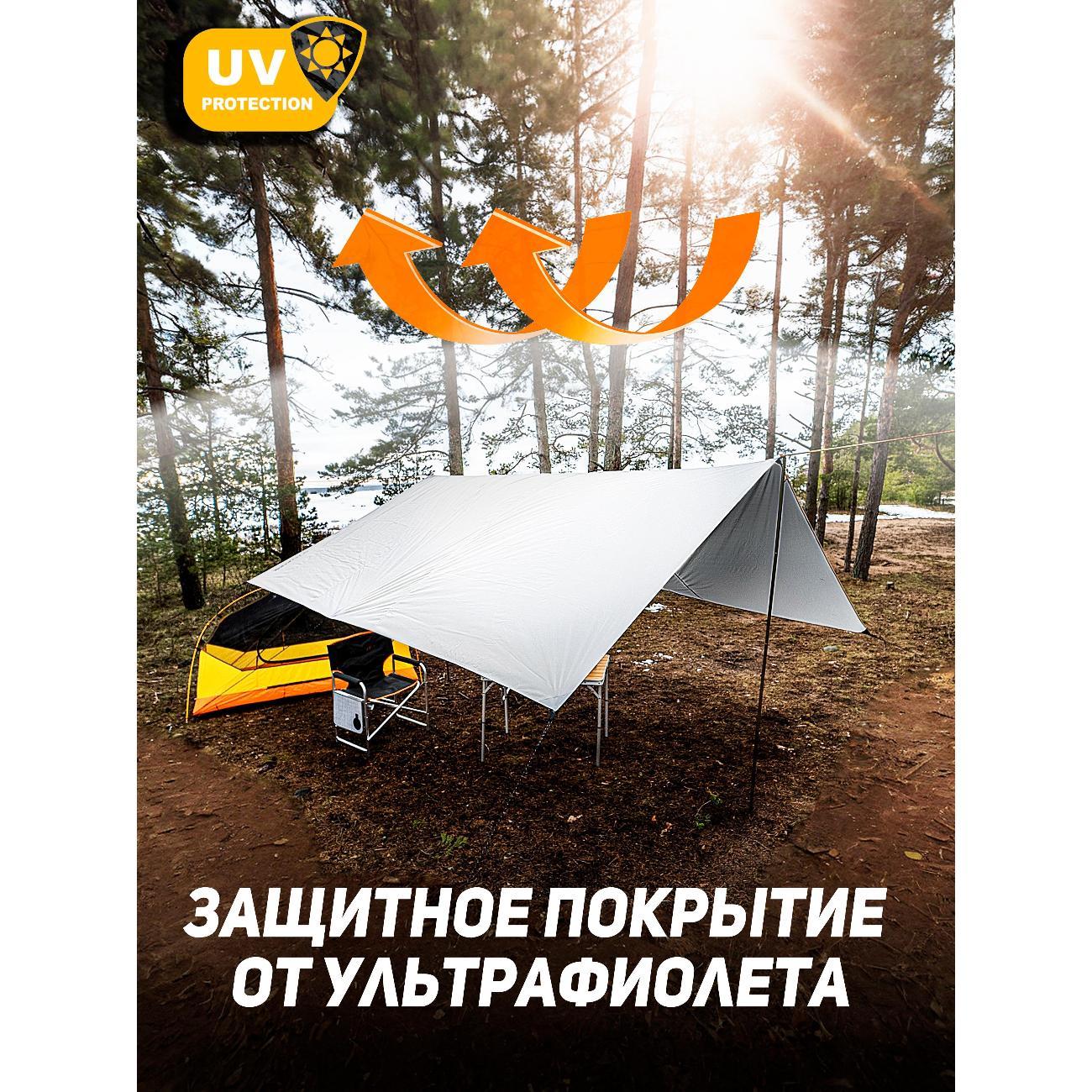 Тент для путешествий Talberg TENT 3Х5м SAHARA серый